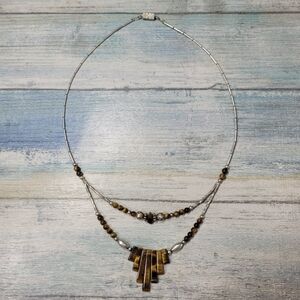 Vintage Tiger Eye Necklace